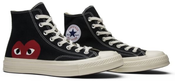 CHUCK TAYLOR ALL-STAR 70S HI COMME DES GARÇONS PLAY BLACK‏