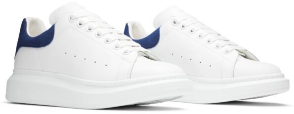 ALEXANDER MCQUEEN OVERSIZED WHITE PARIS BLUE‏