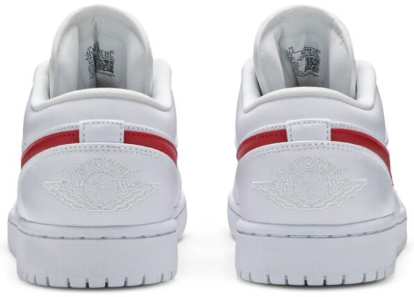 AIR JORDAN 1 LOW WHITE UNIVERSITY RED‏