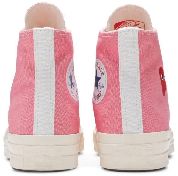 CHUCK TAYLOR ALL-STAR 70S HI COMME DES GARÇONS PLAY BRIGHT PINK‏