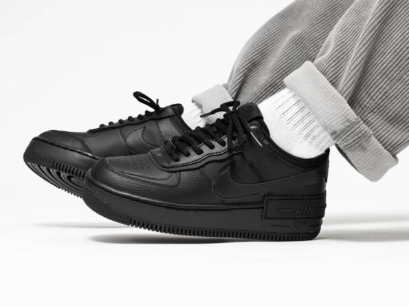 AIR FORCE 1 SHADOW TRIPLE BLACK‏