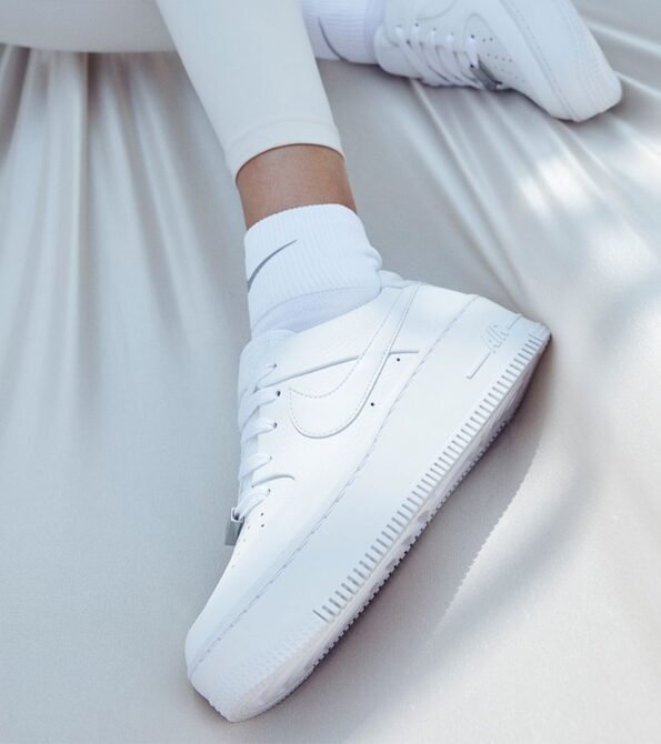 womens air force 1 sage low white